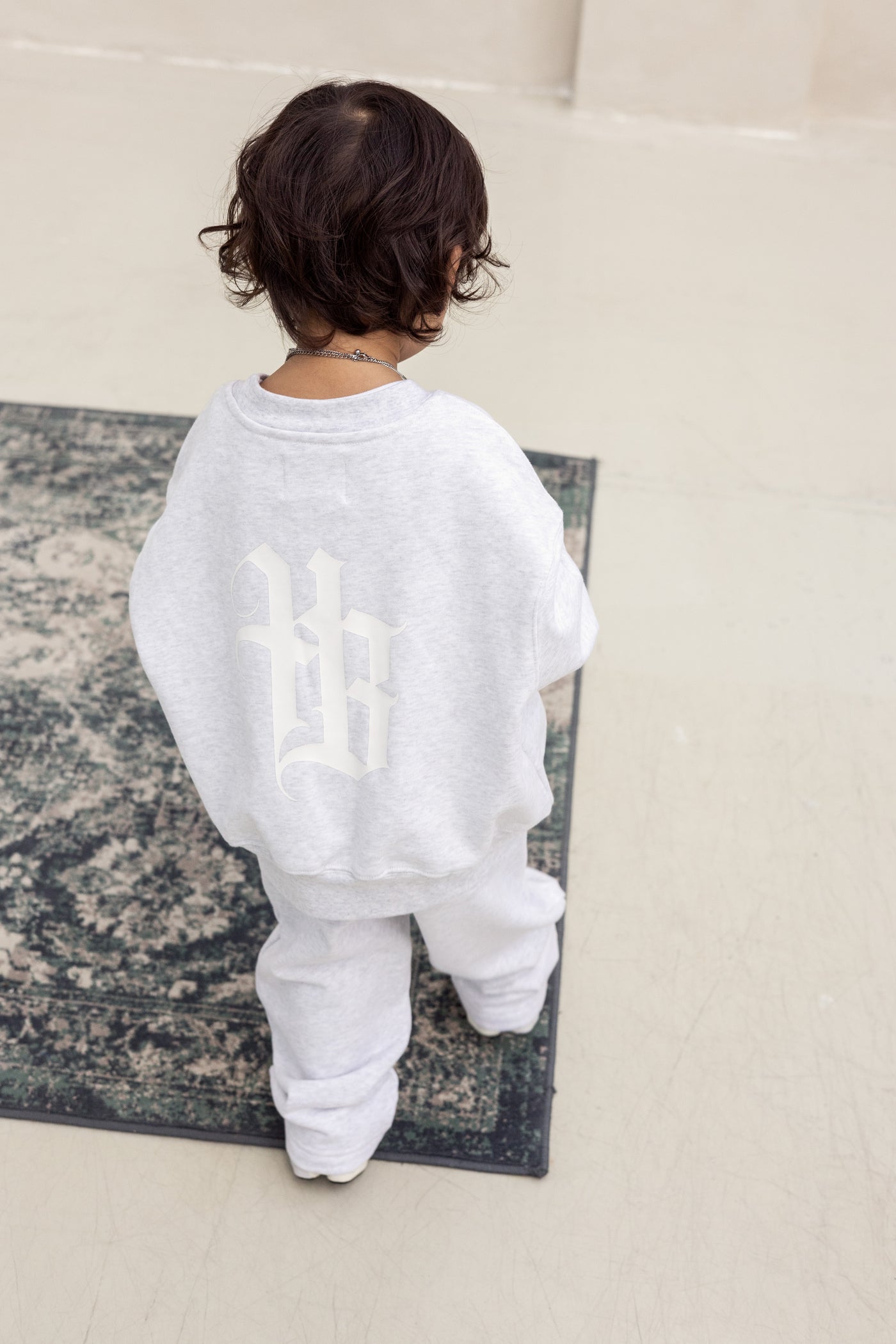 The Icon Sweater Grey Marble